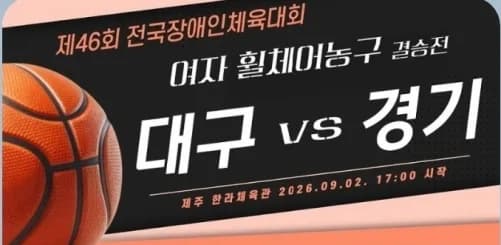 제46회 전국장애인체육대회 장애인 근로자 2명, 여자 휠체어농구 금메달 쾌거! - 3